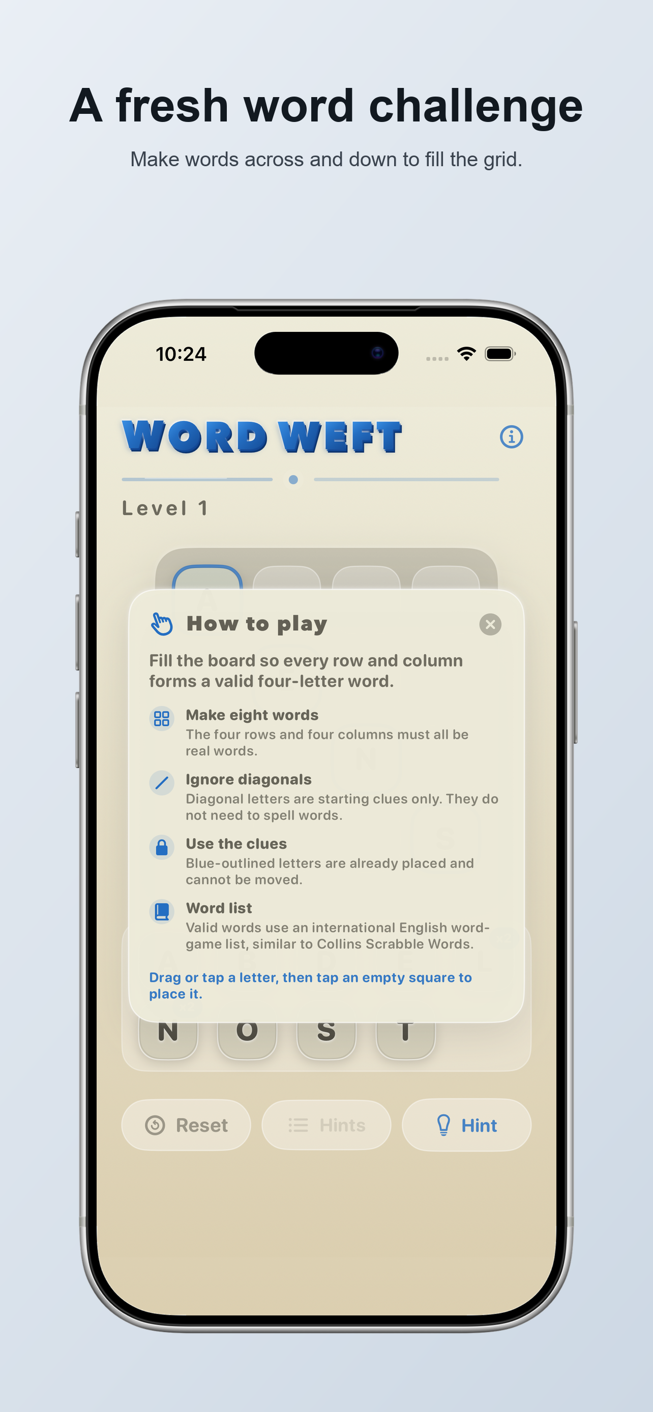 Word Weft App Store showcase
