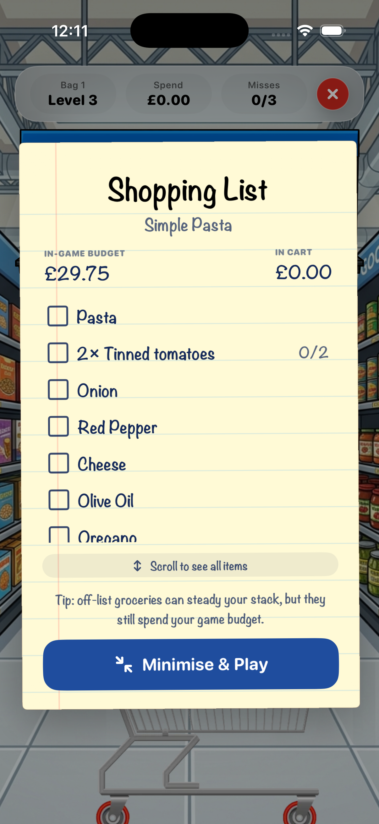 Market Stack grocery challenge